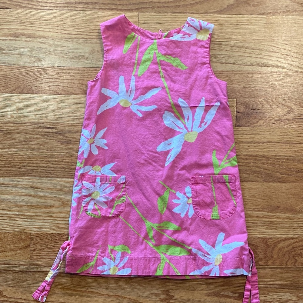 Lilly Pulitzer Pink and Green Floral Dress